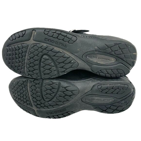 Merrell Encore Buckle Black Nubuck Leather Slip On Mules Clogs Shoes Womens 8.5 - Picture 9 of 12